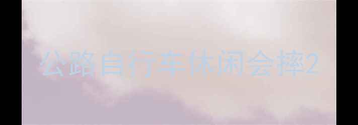 公路自行车休闲会摔
