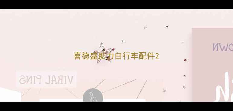 喜德盛助力自行车配件