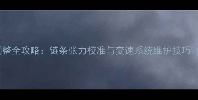 自行车导链器调整全攻略链条张力校准与变速系统维护技巧含图文步骤
